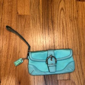 Super cute coach wristlet